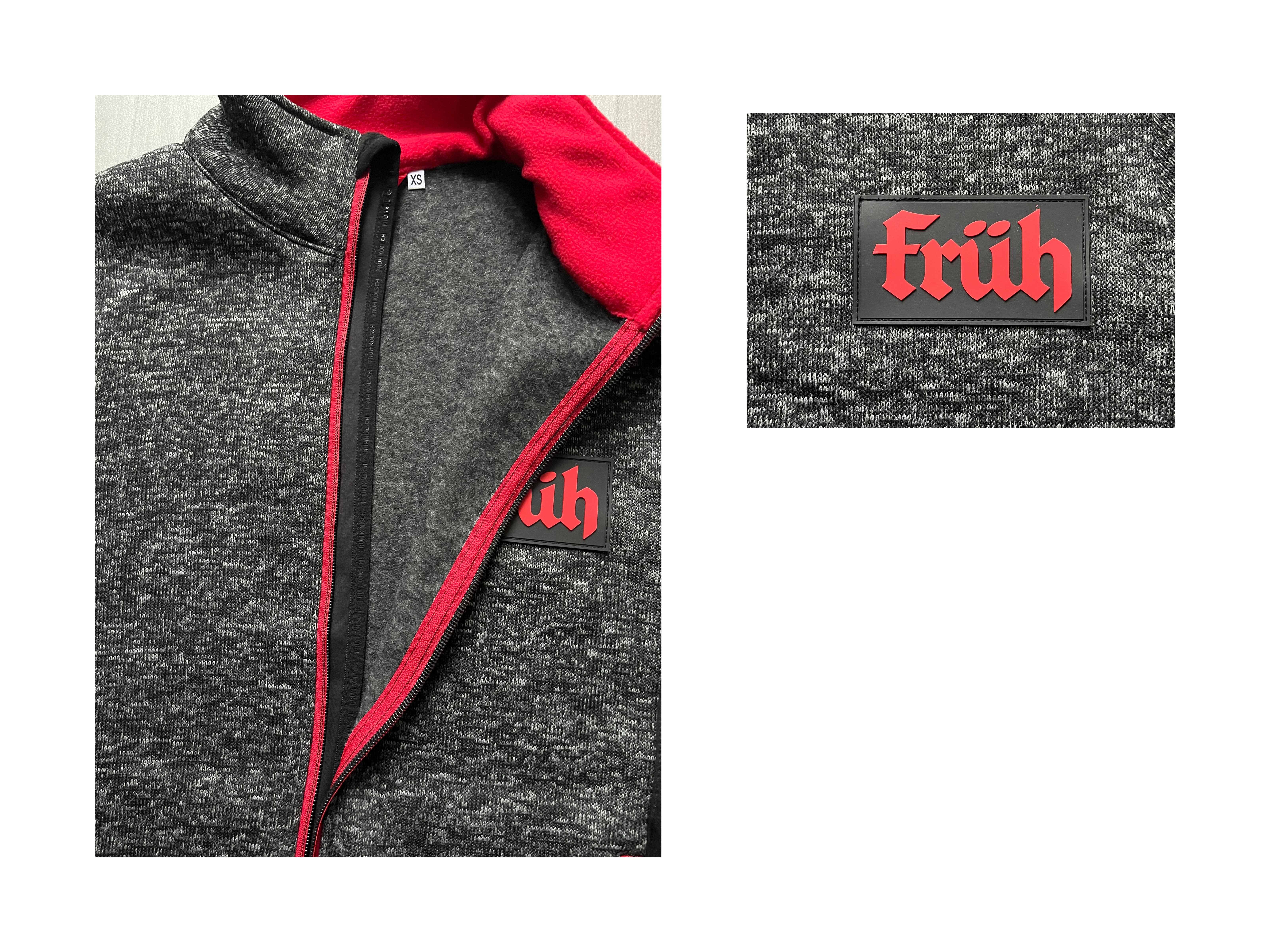 FRÜH Fleecejacke schwarz XL