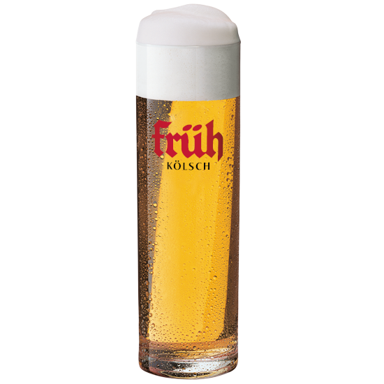 Früh Kölsch Stangen mit Logo 12 Gläser